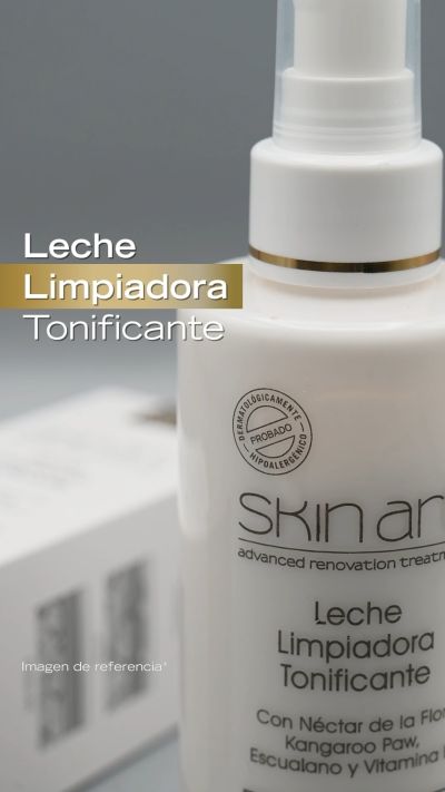 ✅ ¡3 grandes beneficios en 1 solo producto! Haz que tu piel luzca limpia, tonificada y 100% más hidratada con nuestra Leche Limpiadora Tonificante.Cosméticos Ana María, 65 años CuidandoTuPiel SkinArt ProAging Antiedad